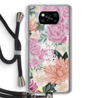 Kindness matters: Xiaomi Poco X3 NFC Transparant Hoesje met koord