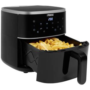 Princess 01.182238.01.001 Airfryer 4 l 1350 W Anti-aanbaklaag, Heteluchtfunctie, Timerfunctie, Instelbare temperatuur, Met display Zwart