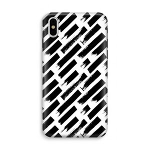Zwarte vegen: iPhone XS Tough Case
