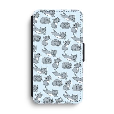 Poezen: iPhone XS Max Flip Hoesje
