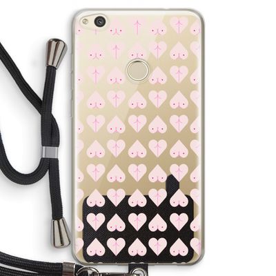 Ass 'n Titties: Huawei Ascend P8 Lite (2017) Transparant Hoesje met koord