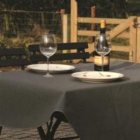 Wicotex Tafelkleed margherita 130x160cm rh grijs