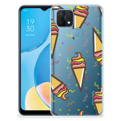 OPPO A15 | Siliconen Case | Icecream