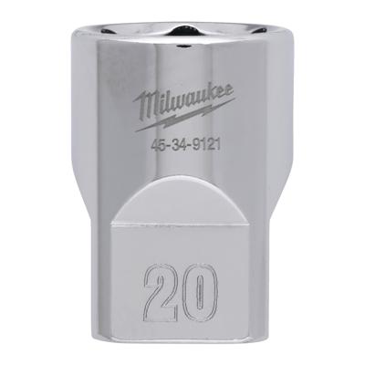 Milwaukee Accessoires 1/2" dop metrisch - 20 mm - 4932480018