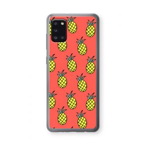Ananas: Samsung Galaxy A31 Transparant Hoesje