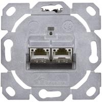 Telegärtner 100022964 Netwerkdoos Inbouw (in muur) Inzet CAT 6A 2 poorten