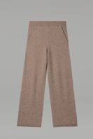 Wijde cashmere broek