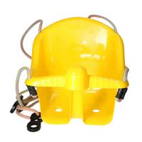 Schommel voor peuters - geel - met touw - Kinderschommels - baby - kunststof