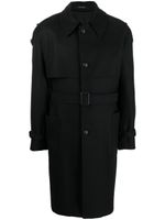 Tagliatore trench à taille ceinturée - Noir