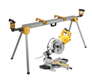 DeWALT DWS778KIT Afkort-/Verstekzaag met XPS 250mm 1850W + DE7023 Onderstel