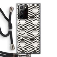 Magic pattern: Samsung Galaxy Note 20 Ultra / Note 20 Ultra 5G Transparant Hoesje met koord