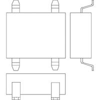 Infineon Technologies DF10S Bruggelijkrichter EDIP-4 1000 V 1 A Eenfasig - thumbnail