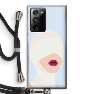 Incognito: Samsung Galaxy Note 20 Ultra / Note 20 Ultra 5G Transparant Hoesje met koord