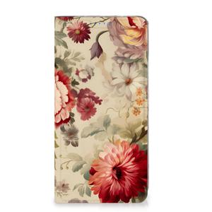 Smart Cover voor Xiaomi Redmi 12 4G Bloemen