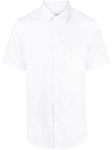 Lacoste chemise en coton à logo brodé - Blanc