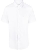 Lacoste chemise en coton à logo brodé - Blanc