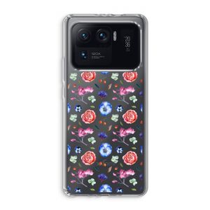 Bloemetjes: Xiaomi Mi 11 Ultra Transparant Hoesje
