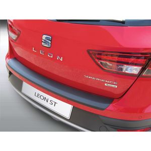 Bumper beschermer passend voor Seat Leon ST S/SE/FR 2013- Zwart GRRBP702