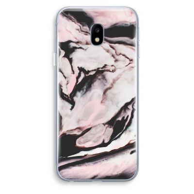 Roze stroom: Samsung Galaxy J3 (2017) Transparant Hoesje