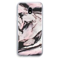 Roze stroom: Samsung Galaxy J3 (2017) Transparant Hoesje