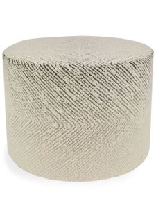 Missoni Home pouf cylindrique Brouges à motif zig-zag - Noir