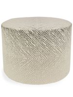 Missoni Home pouf cylindrique Brouges à motif zig-zag - Noir