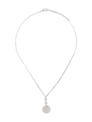Maria Black collier à pendentif texturé - Argent