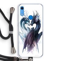 Yin Yang Dragons: Huawei Y6s Transparant Hoesje met koord