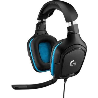 LOGITECH G432 bedrade gaming-headset met 7.1 surround sound