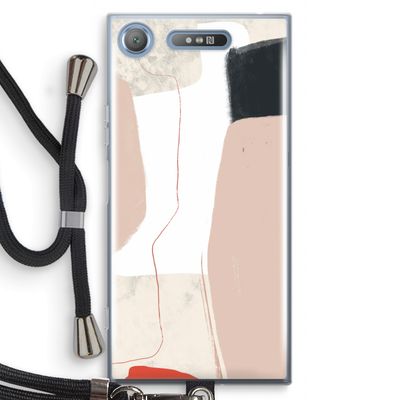 Lava: Sony Xperia XZ1 Transparant Hoesje met koord