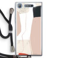 Lava: Sony Xperia XZ1 Transparant Hoesje met koord