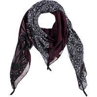 Sarlini Vierkante Sjaal Design Zwart