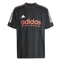 Heren-T-Shirt met Korte Mouwen Adidas House Of Tiro Jacquard Jersey Zwart Maat M