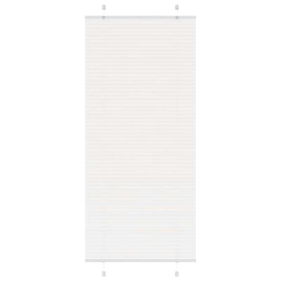 Pliss rolgordijn 85x200 cm stofbreedte 84,4 cm polyester wit