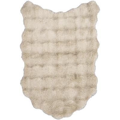 Leen Bakker - Vloerkleed Polar - 60x90 Cm - Polyester - Taupe