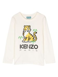 Kenzo Kids sweat Kotora en coton - Blanc