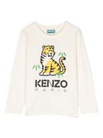 Kenzo Kids sweat Kotora en coton - Blanc - thumbnail