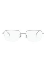 Dunhill lunettes de vue à monture rectangulaire - Gris