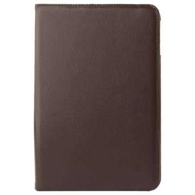 360 graden draaiend Litchi structuur lederen hoesje met houder voor Samsung Galaxy Tab 4 10.1 / SM-T530 (bruin)