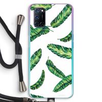 Lange bladeren: Oppo A52 Transparant Hoesje met koord