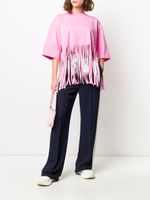 MSGM pantalon de jogging à bande contrastante - Bleu