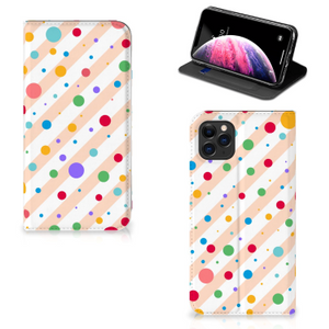 Apple iPhone 11 Pro Max Hoesje met Magneet Dots