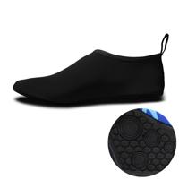 Antislip slijtage-weerstand van dikke rubberen zool duik schoenen en sokken één paar maat: M (zwart)