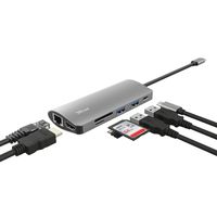 Trust Dalyx 7-in-1 USB-C-adapter met meerdere poorten - thumbnail