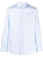 Brunello Cucinelli chemise en coton à manches longues - Bleu