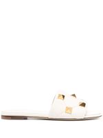 Valentino Garavani sandales Roman Stud en cuir - Blanc