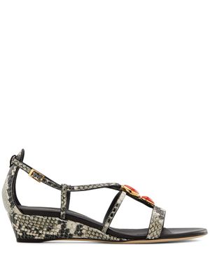 Giuseppe Zanotti sandales Adelaide 30 mm - Gris