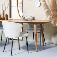 Eleonora Eettafel 'Tabassum' Teakhout, 220 x 100cm
