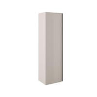 Saniclass Prime Blend Hoge Kast - 120x34.5x27.5cm - 1 deur - mat cotton (beige) - MDF ARES_HIGH_CABINET_Cotton