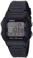 Horlogeband Casio W800H / W-800 / 10268612 Kunststof/Plastic Zwart 18mm